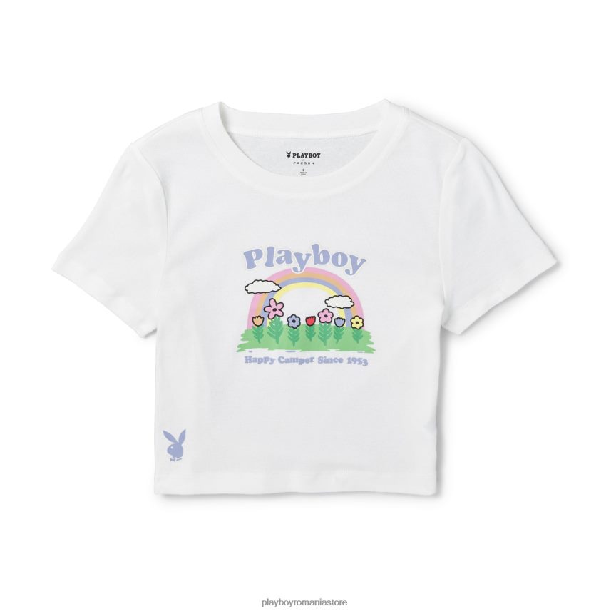 Playboy stea albă femei tricou pentru bebelusi curcubeu îmbrăcăminte 6NT0ZV1021